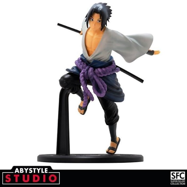 SFC Figur - Naruto - Sasuke - 16 cm - Vit - ABYSSE Flerfärgad