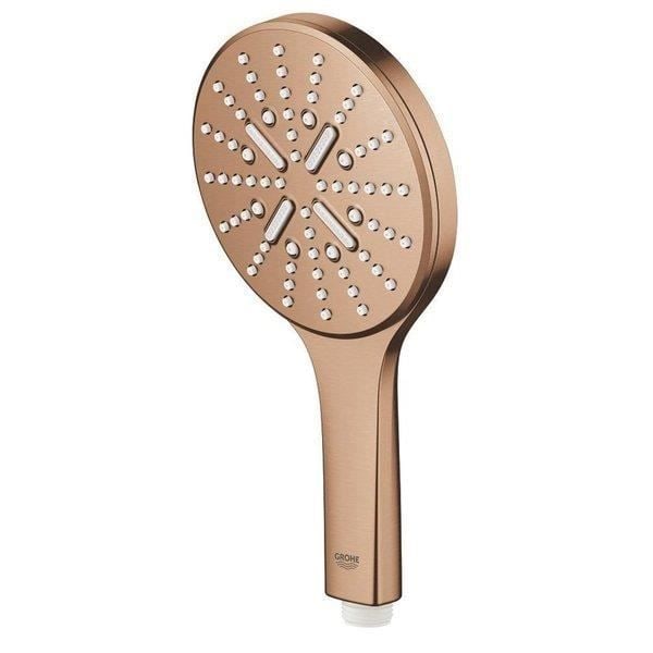 Grohe Rainshower SmartActive Handdusch 13cm 3 strålar Varm solnedgång borstad