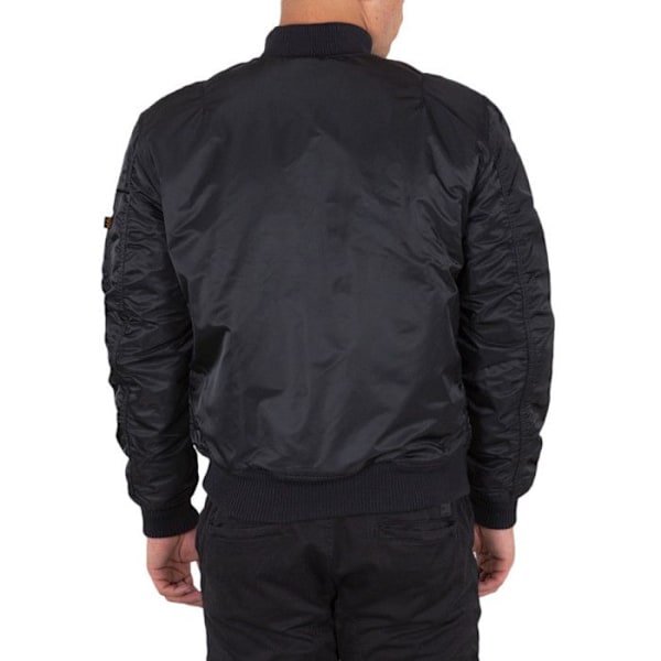 Bombare - Alpha Industries - MA-1 VF 59 - Svart - Unik stil - Ribbad kant - jag
