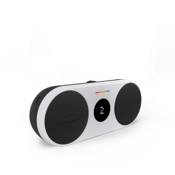 POLAROID Music Player 2 trådlös Bluetooth-högtalare - Svart och vit - 6h batteri - Stänkskyddad Svartvitt