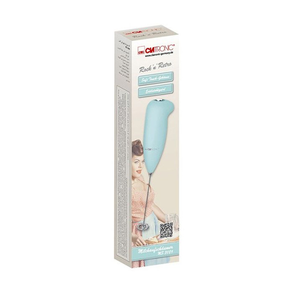 Mjölkskummare - Clatronic - MS 3089 - Mint/grön - Soft touch hölje - AA/UM3 batterier Mint/grön
