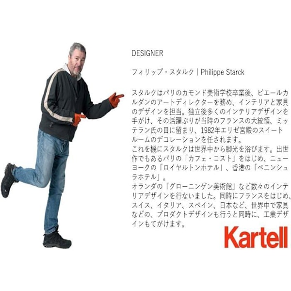 Kartell Mirror - 8340/E6 - Only Me Black Mirror, 50 x 50 cm