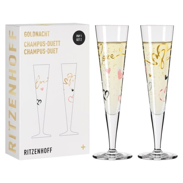 Champagneglas - champagnecoupe - Ritzenhoff champagneflöjt - 2023