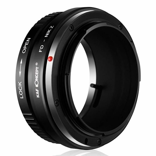 K-f koncept - 11EU-KF06.366 - Bague Anpassning Objektiv för Montera Canon FD Objektiv till Nikon Z Kamerahus (FD-Nikon Z)
