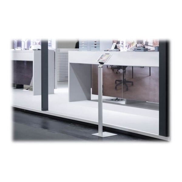 HÅLLBAR BREDTHÅLLARE GOLV Tablettställ aluminium, stål, silver ABS-plast Skärmstorlek: 7"-13" på golvet Silver