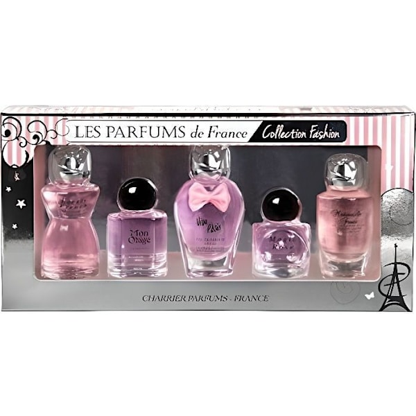 Coffret med 5 Minidofter - Charrier Parfums - Modekollektion - 49,7 ml - Parfym - Unisex