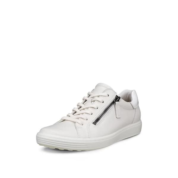 Ecco Soft 7 - vita baskets för kvinnor vit 40