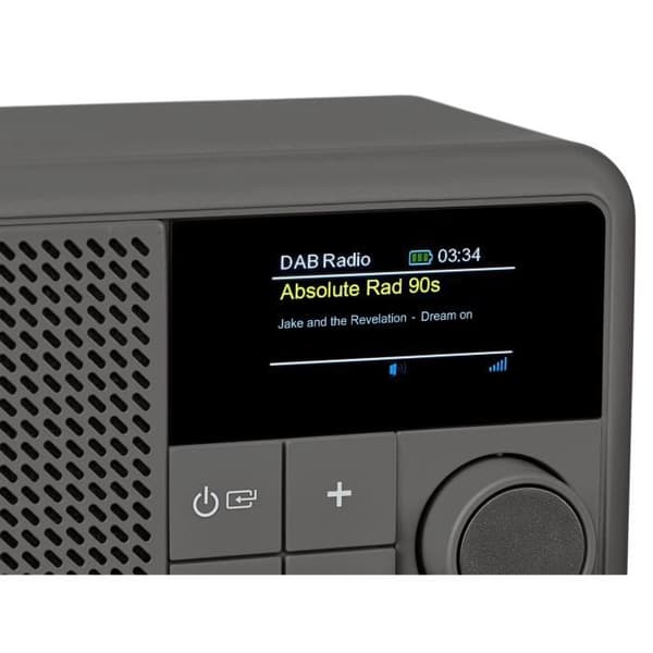 Mini Radio - MEDION - DAB/FM - Mono 2W RMS - Grå Grå