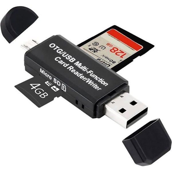 Key Memory Card Adapter - Western Digital WDDSDADP01 - Svart