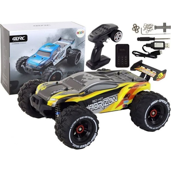 Elbil Leantoys - 16339 - Rabbits RC Off-Road Bil 4-hjulsdrift gul 2,4 G