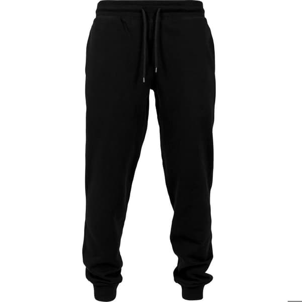 Träningsbyxor - URBAN CLASSICS - Basic - Svart - Regular passform - Standardstorlek svart XXL