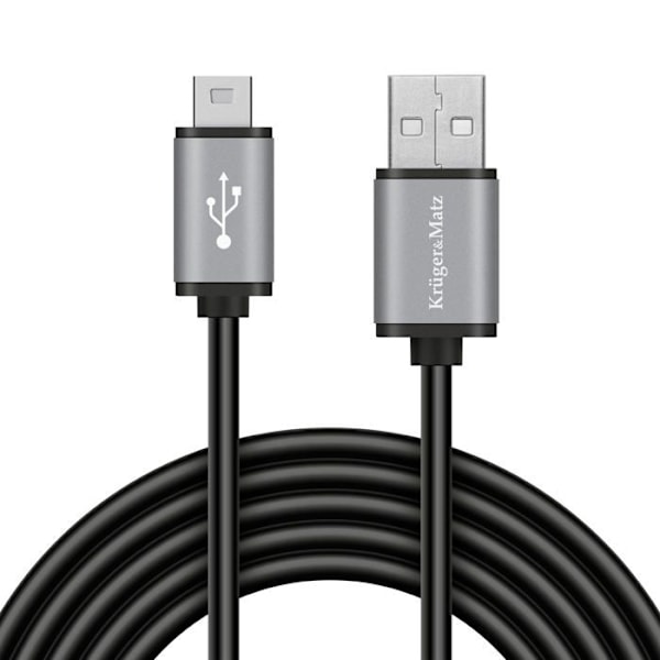 Datakabel för industri Lechpol - KM1241 - USB-A till miniUSB 1 m Svart ()