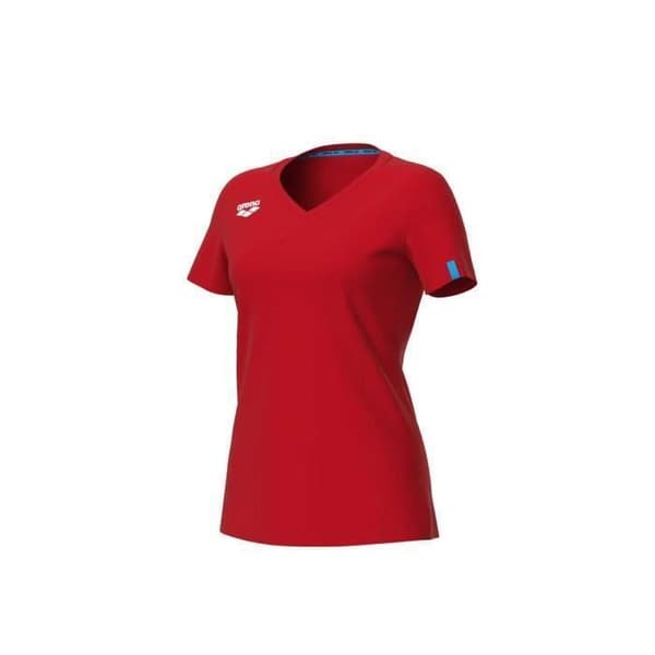 Arena Team Panel dam t-shirt Röd M