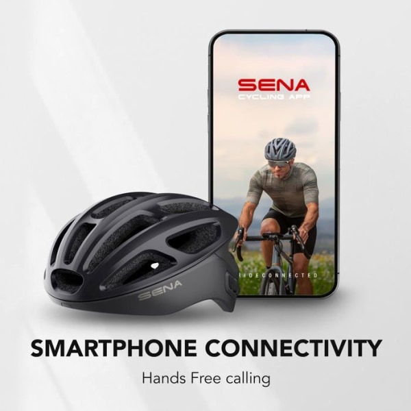 Sena Cykelhjälm - R1-OB00L01 - R1 Connected Cykelhjälm (Matt Svart, L) Matte svart jag