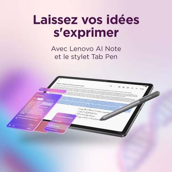 LENOVO Idea Tab - 11" 2,5K IPS - 8 GB RAM - 128 GB lagring - Grå + Stylus