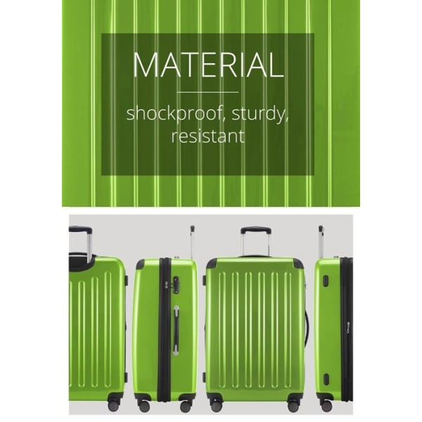 Hauptstadtkoffer-reg HAUPTSTADTKOFFER - Alex - Resväska med hårt skal Apple green Gloss, TSA, 75 cm, 119 liter