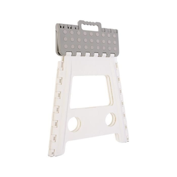 Arregui TB-039-GB Multipurpose Folding Pall, Steg 39 cm hög, vit Vit