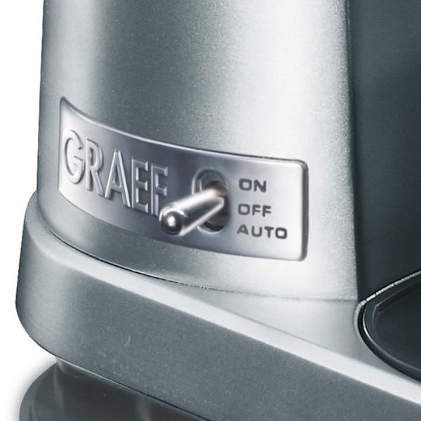 GRAEF CM800 elektrisk kaffekvarn - Kapacitet 350 g - 40 malningsnivåer - Rostfri stålkropp Rostfritt stål