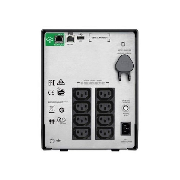 APC Smart-UPS C 1500VA LCD med SmartConnect - 230V
