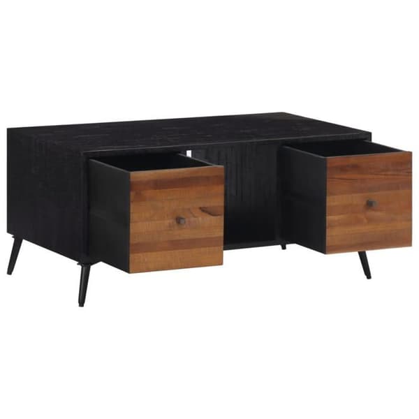 vidaXL Soffbord 90x50x41 cm Solid Reclaimed Teak 358527