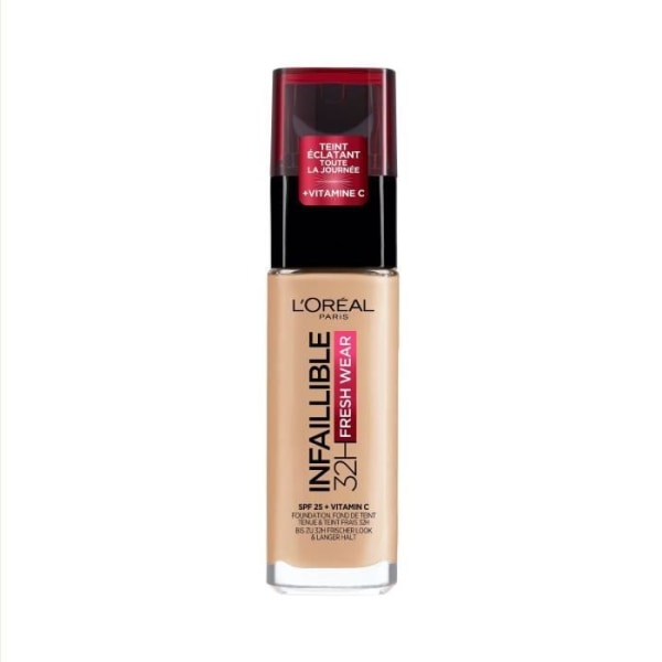 L'OREAL PARIS INFAILLIBLE Foundation - Långvarig 32h - - Vanilj Beige