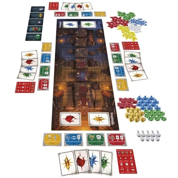 Dungeons & Dragons: The Yawning Portal brädspel - HASBRO GAMING - För 1 till 4 spelare - 30 min Flerfärgad