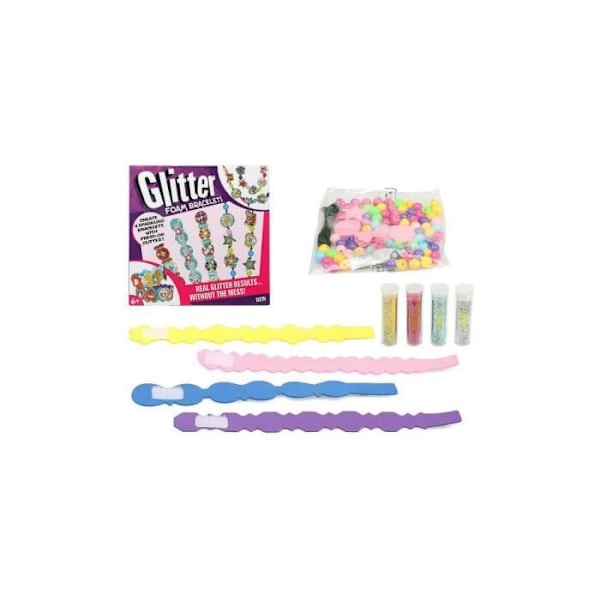 Glitter Foam Armband Craft Set 119916 - BigBuy Fun