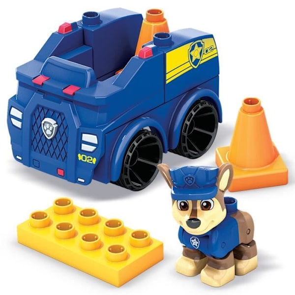 Mega Bloks - Paw Patrol Polisfordon - Byggstenar - Från 3 år