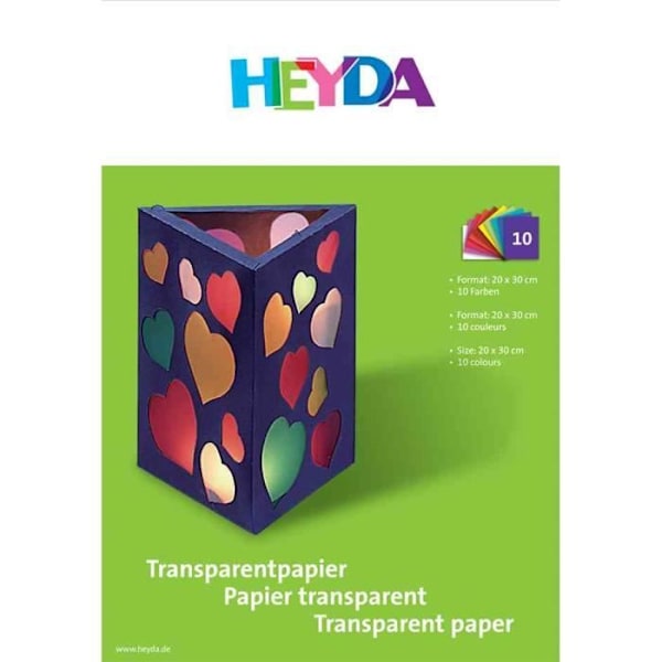 Transparent papper Hantverk - A4 - 42 g -10