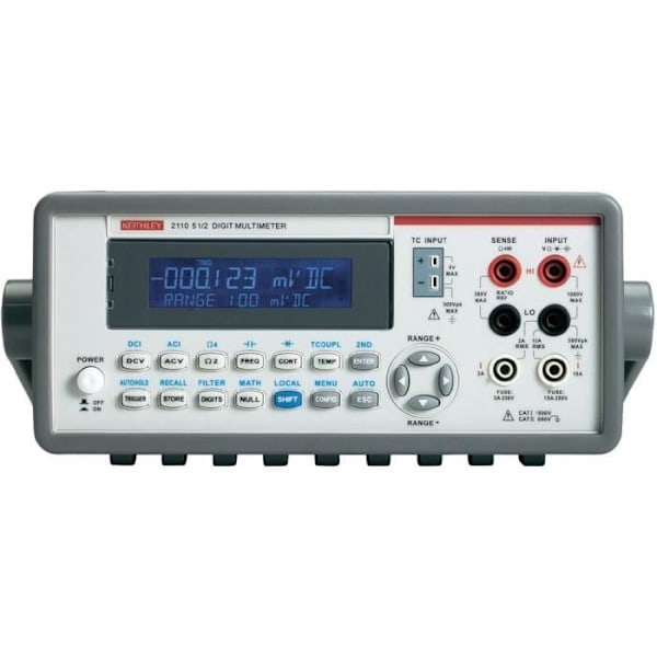 Keithley 2110-240 CAT II 600 V digital bänkmultimeter Display (antal räkningar): 100000