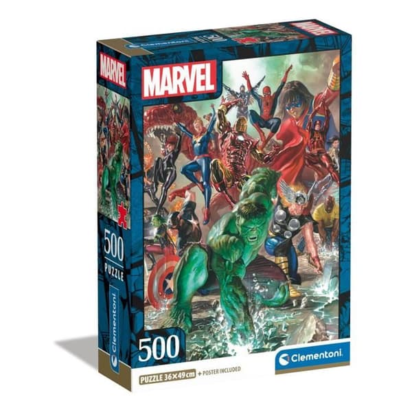 Pussel med 500 bitar: Marvel, the Avengers Flerfärgad