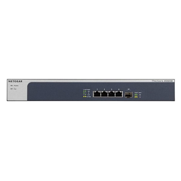 Switch icke hanterbar - NETGEAR - ProSAFE XS505M - 4 portar 10 Go - Metallchassi - Tyst