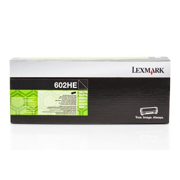LEXMARK Tonerkassett - 602HE - 10 000 sidor - Svart
