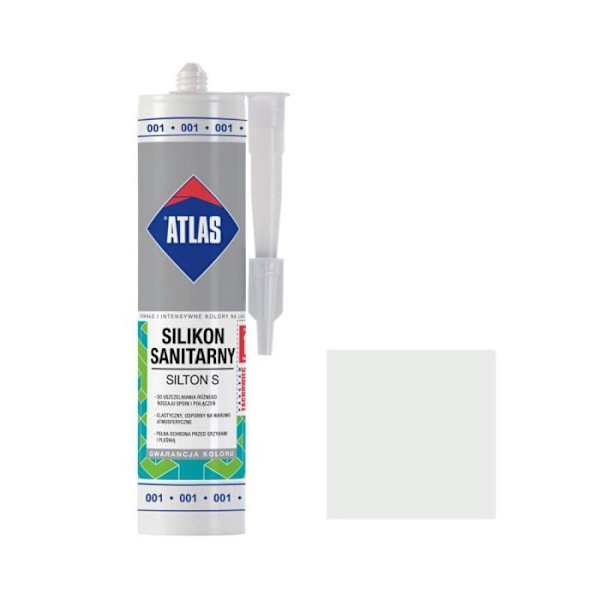 Reservdel sanitär rörsystem Atlas - SIL-S280-W/ATLAS - Silikon sanitär SILTON vit