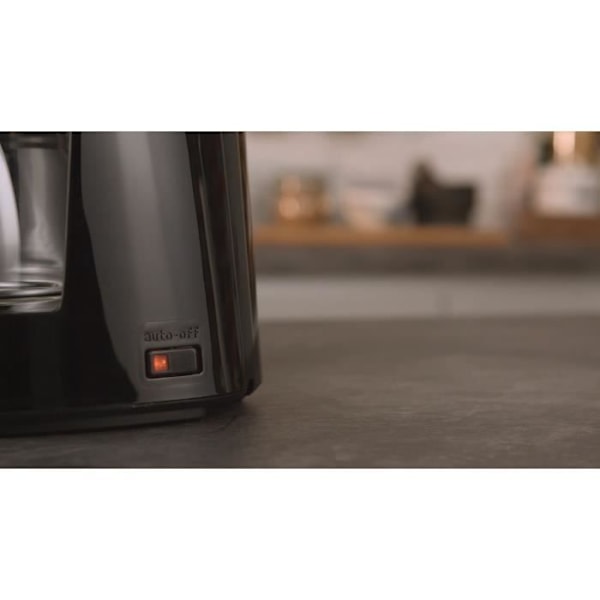 Filterkaffekanna - MELITTA - Enjoy II 1017-02 - 1000 W - 10/15 koppar - Svart Svart