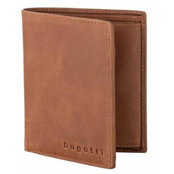 Plånbok - Bugatti - Volo 49218307 - Cognac läder - 5 kortfack - 2 sedelfickor Cognac