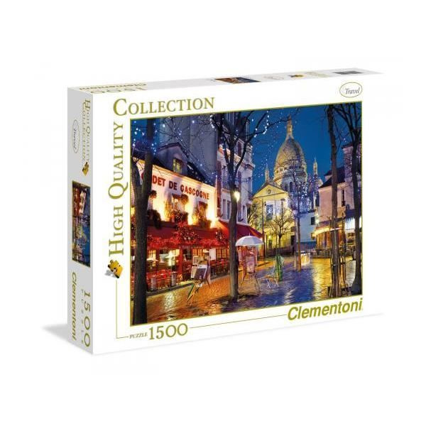Pussel - Clementoni - Paris, Montmartre - 1500 bitar - Landskap och natur - Italien Flerfärgad