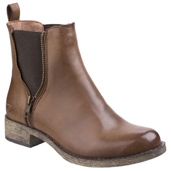 Bottiner - Rocket Dog - Camilla Bromley - Brun - Kvinna - Elastisk dragkedja kastanj 38