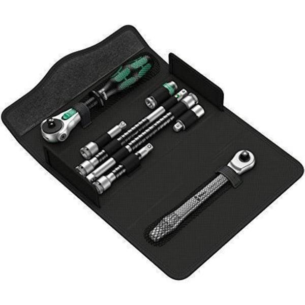 Verktygsset - Wera - Kraftform Kompakt - 8 delar - Zyklop hastighetsspärr - Metall