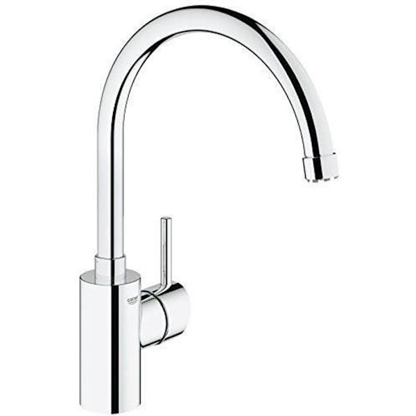 GROHE Concetto köksblandare, hög pip, 0/150/360 rotationsområde, StarLight, lågtryck 31132001 Import Tyskland