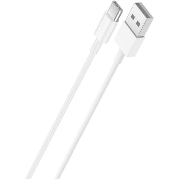 Nätadapter - COOL - Typ C - 2,4 A - 110-220 V - USB-kabel ingår Vit