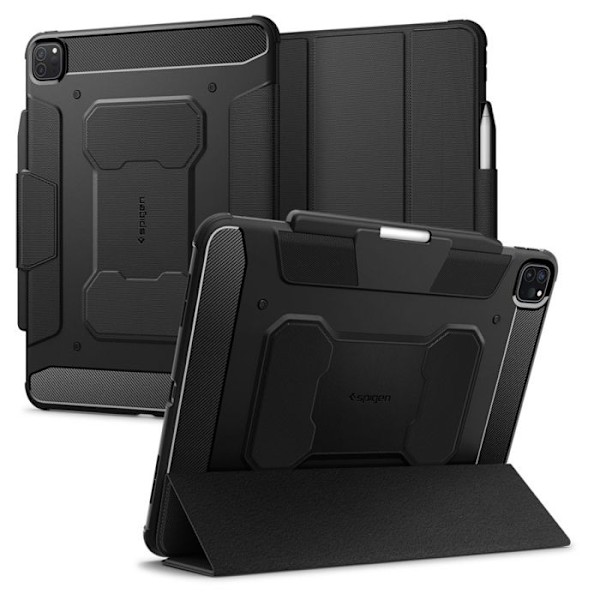 Spigen Rugged Armor Pro – Fodral för iPad Pro 13" (M4, 2024) (Svart) Svart