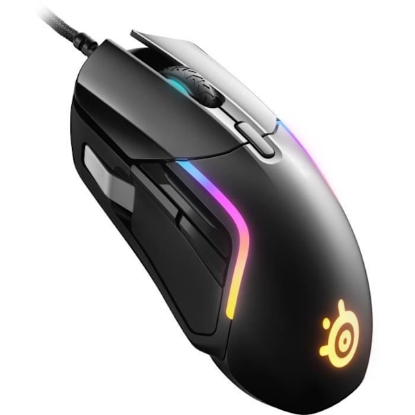 STEELSERIES - Rival 5 Gaming Mouse Svart, Grå