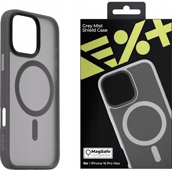 Mobilskal - Nästa Bumper - NEX-SM-CS-53 - Mist Shield MagSafe iPhone 16 Pro Max grå