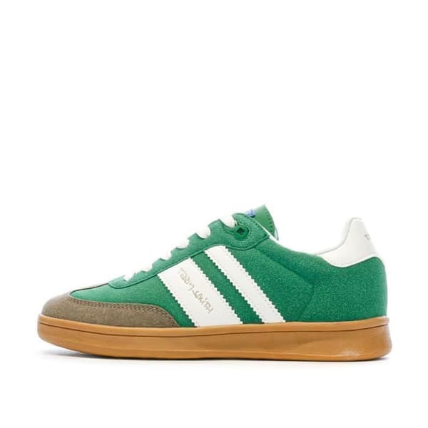 Herrar Sneakers Grön Teddy Smith TDS - Textilöverdel - Snörning - Gummisula Grön 38