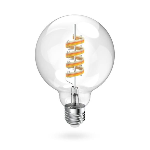 LED-lampa - G95 - E27 - Flerfärgad - Smart-Home Matter-integration - Dimbar