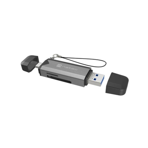 LECTOR DE TARJETAS NATEC SCARAB 3 USB 3.1 GEN 1 USB-A + USB-C SD-MICRO SD
