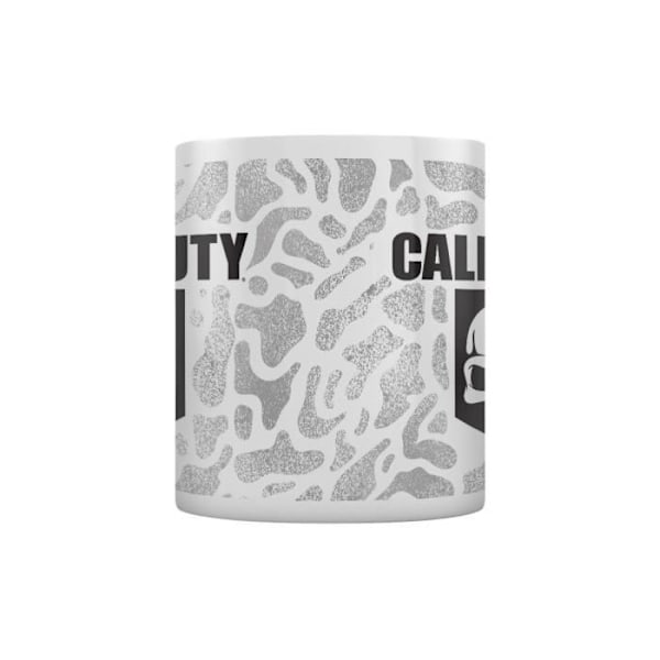 Mugg - Call of Duty - Vit logotyp - Keramik - Cylindrisk - Tål diskmaskin Vit