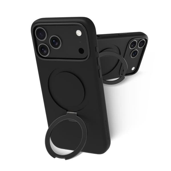 Coque - DBRAMANTE1928 - Roskilde - iPhone 17 Pro Max - Inbyggt stöd - Elegant och minimalistisk Nera