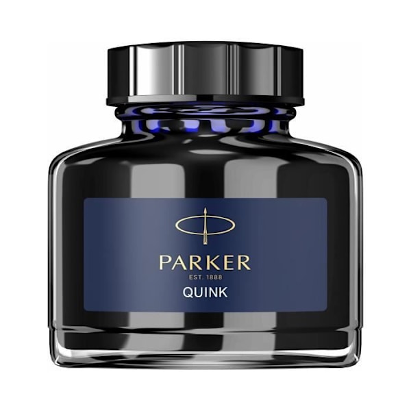 Bläckflaska - PARKER - Quink - 57 ml - Blå/Svart - Optimal prestanda Blått/svart bläck